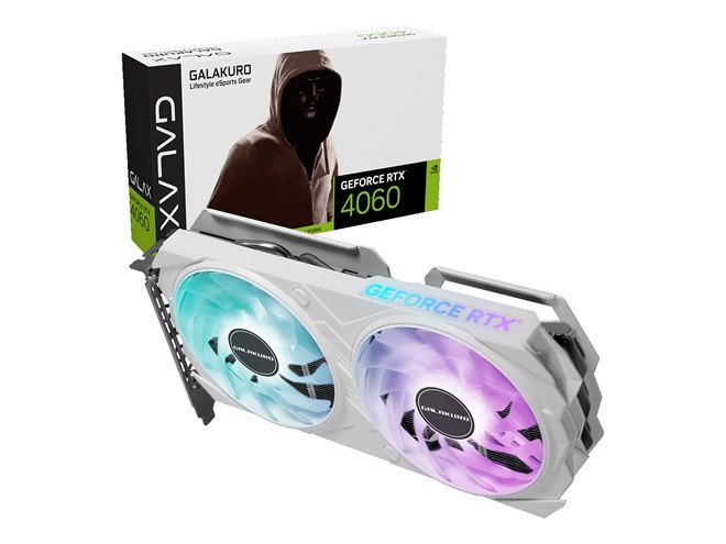 玄人志向、ホワイト基板の「GeForce RTX 4060」搭載ビデオカード
