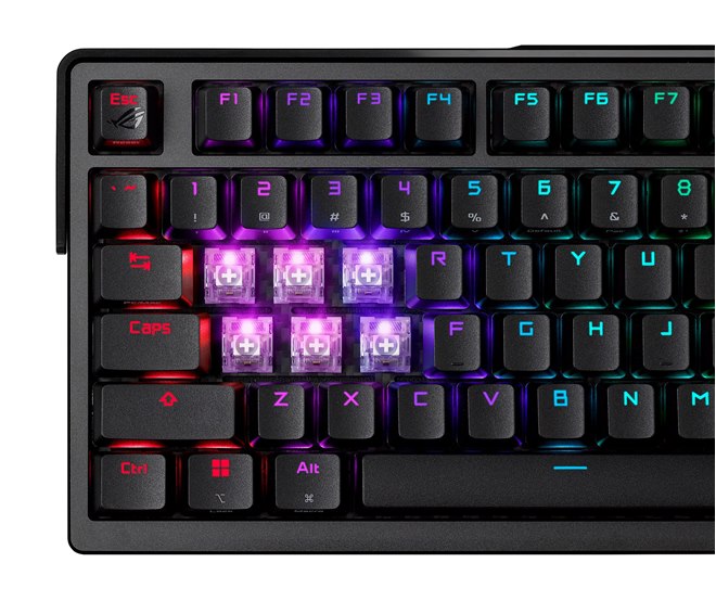 89,800円、1.47型有機ELを搭載したゲーミングキーボード「ROG Azoth