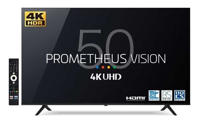 50V型4Kモデルが59,800円、スマートテレビ2025年モデルがニュース