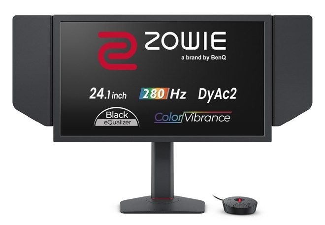 BenQ、280Hz駆動に対応したe-Sports向け24.1型ゲーミングモニター