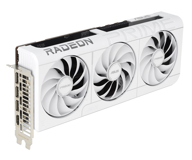 ASUS、「Radeon RX 9070 XT」を搭載したビデオカードのホワイト
