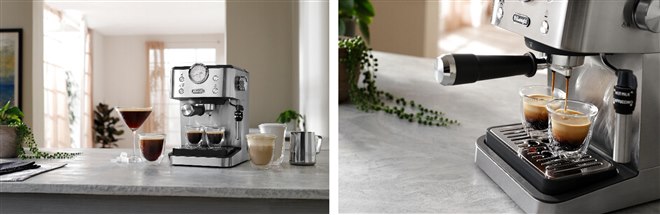 デロンギ、本格的なエスプレッソ抽出を手軽に味わえるエントリーモデル