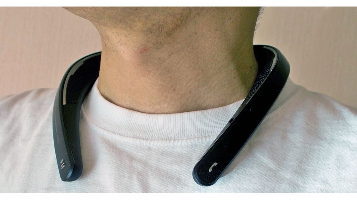 シャープ初のウェアラブルネックスピーカー「AN-SS1」は軽量＆高コスパ