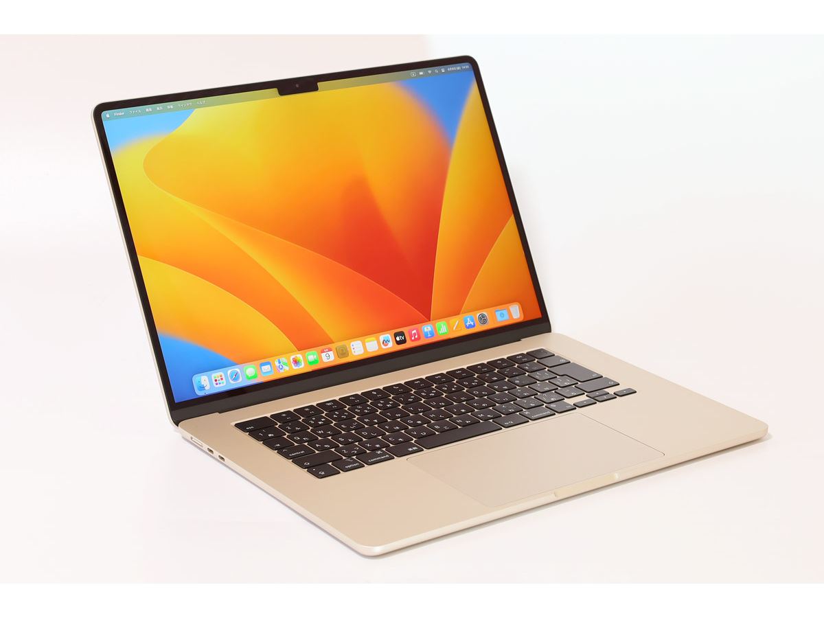 15インチMacBook Air」速攻レビュー、15.3型でも薄くて軽くてしっかり