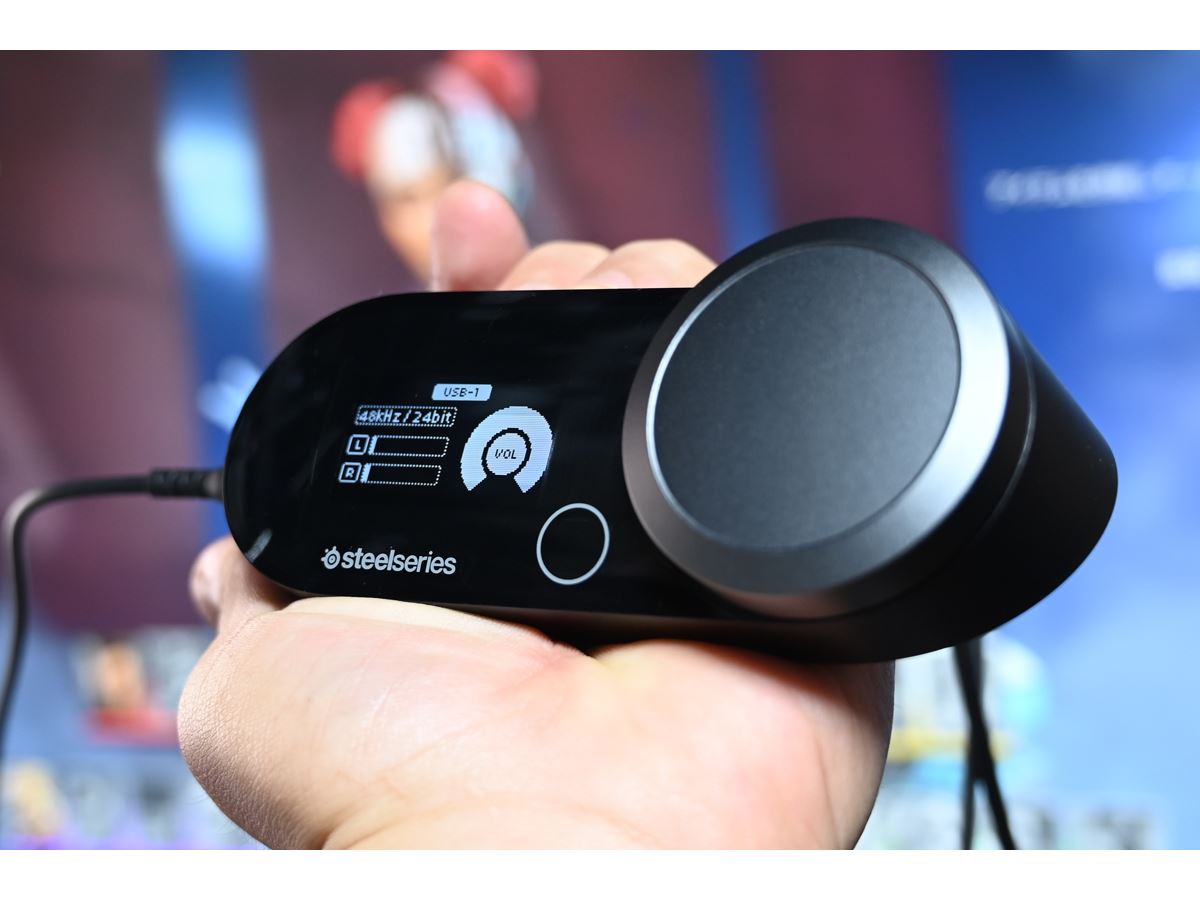 PCゲーミングで本領発揮！ SteelSeriesゲーミングアンプ「GameDac Gen2