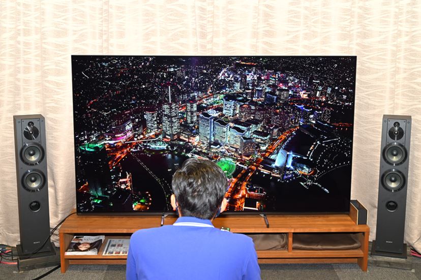 4K有機ELブラビア最大の83V型！ ソニー「BRAVIA XRJ-83A90J」の大迫力