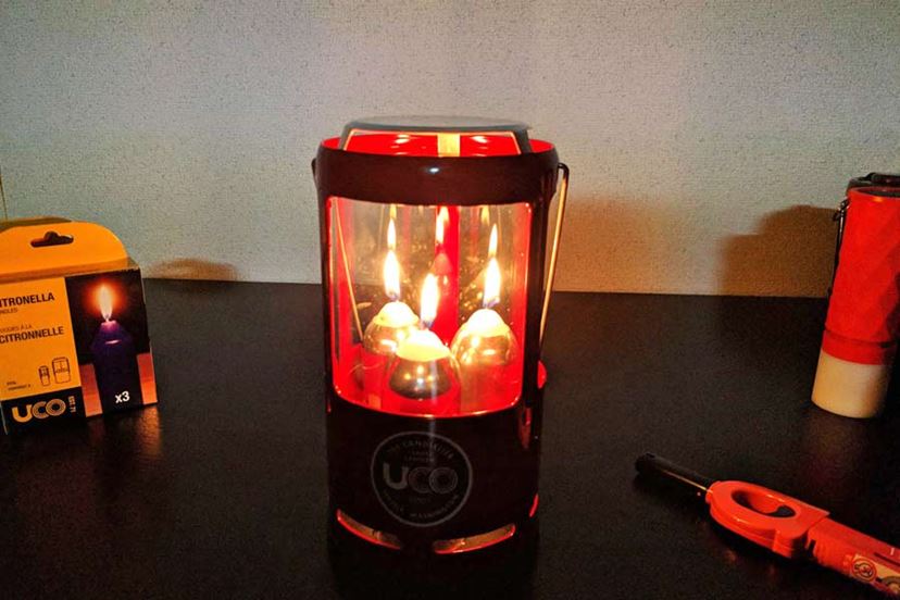 キャンプ、お花見、防災に。キャンドルランタンが美しくて便利 - 価格