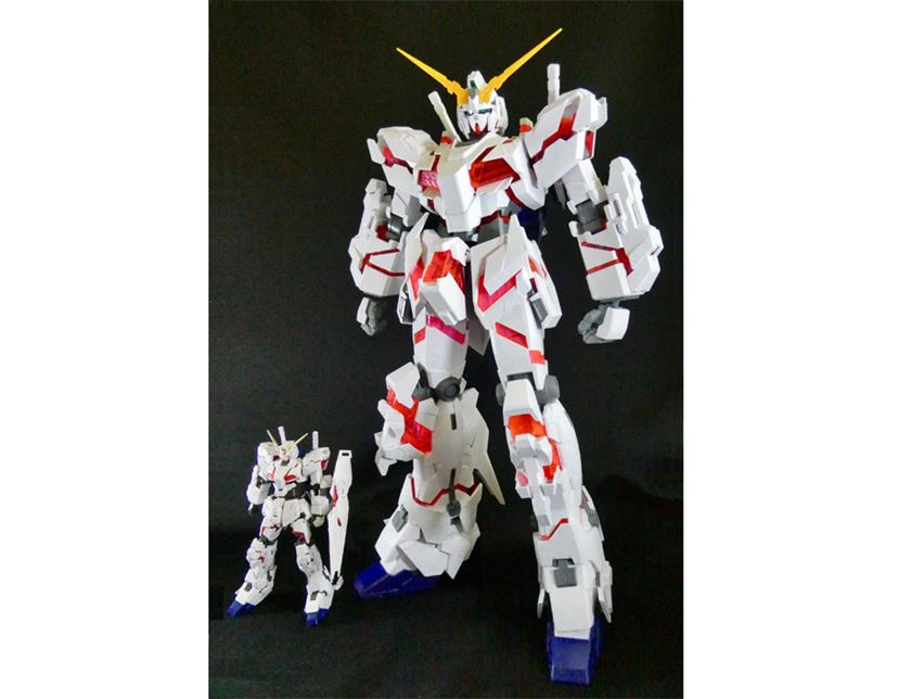 史上最大級！ 巨大ガンプラ「1/48 ユニコーンガンダム」の完成度が高い