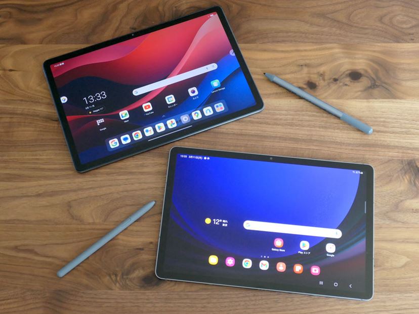ペン付きタブレット「Lenovo Tab M11」「Galaxy Tab S9 FE」を徹底比較