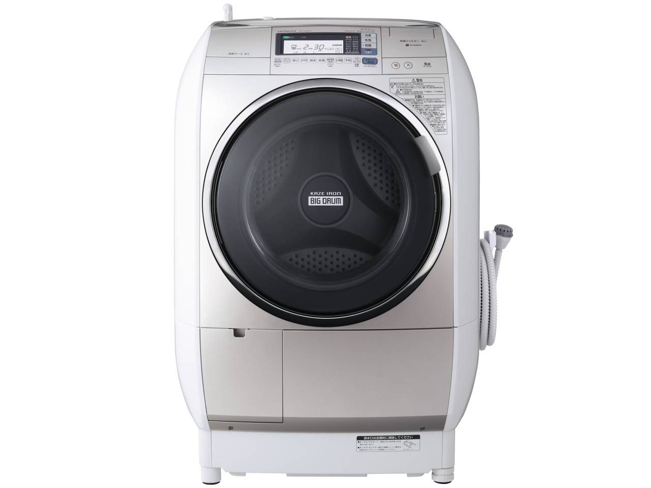 日立 ヒートリサイクル 風アイロン ビッグドラム BD-V9500L(N