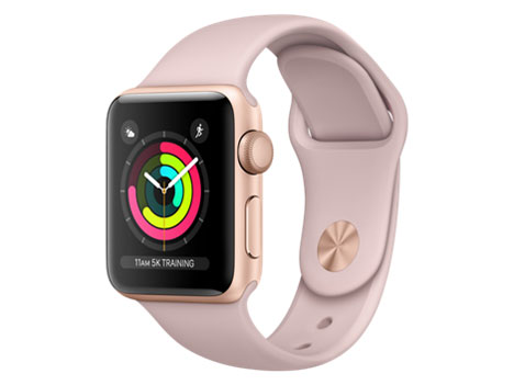 Apple Apple Watch Series 3 GPSモデル 38mm MQKW2J/A [ピンクサンド