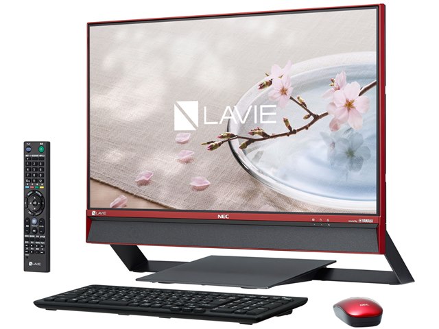 LAVIE Desk All-in-one DA770/DAR PC-DA770DAR [クランベリーレッド]の