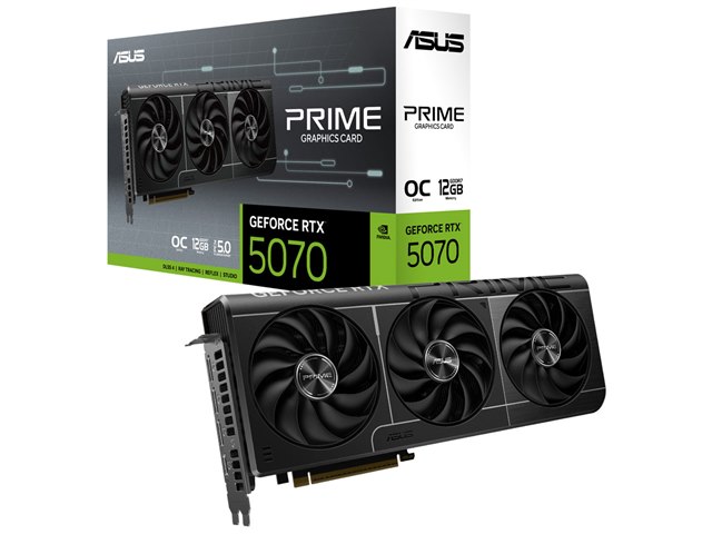 PRIME-RTX5070-O12G [PCIExp 12GB]の製品画像 - 価格.com