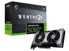 MSI GeForce RTX 5060 Ti 16G VENTUS 2X OC PLUS [PCIExp 16GB] 価格