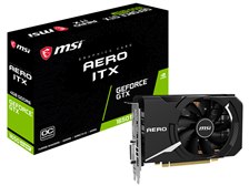 グラボ2枚ざし』 MSI GeForce GTX 1650 SUPER AERO ITX OC [PCIExp 4GB