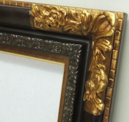 黒角花 金 F4号 高級油彩額縁 差し箱付き 受注生産品 - 額縁 - 激安