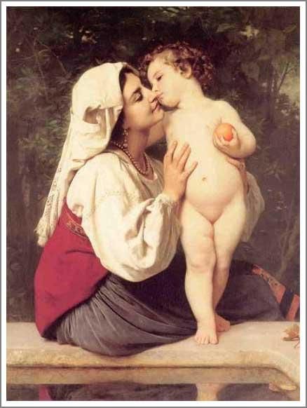 ルノワール【じょうろを持つ少女（ｷﾞｽｶﾝﾇ嬢）】 - 手描き 絵画（油絵