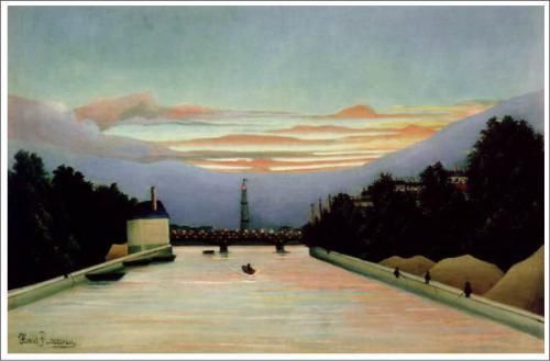 ルソー【エッフェル塔】 - 手描き 絵画（油絵複製画）販売のアート名画館