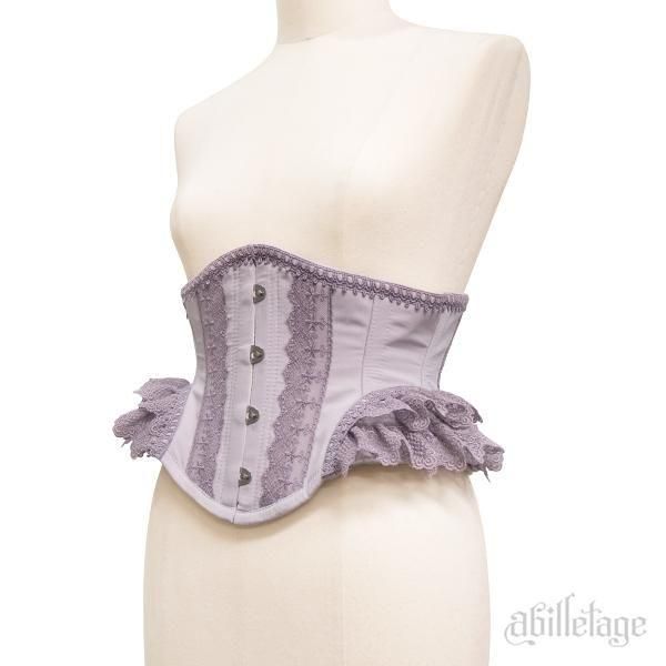 size3即納可能】ヴィクトリアンミニコルセット(ラベンダー) - 【公式