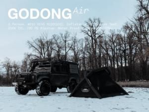 韓国アウトドアCAMVIL(ケムビル)】CAMVIL ゴードン綿エアテント2人用