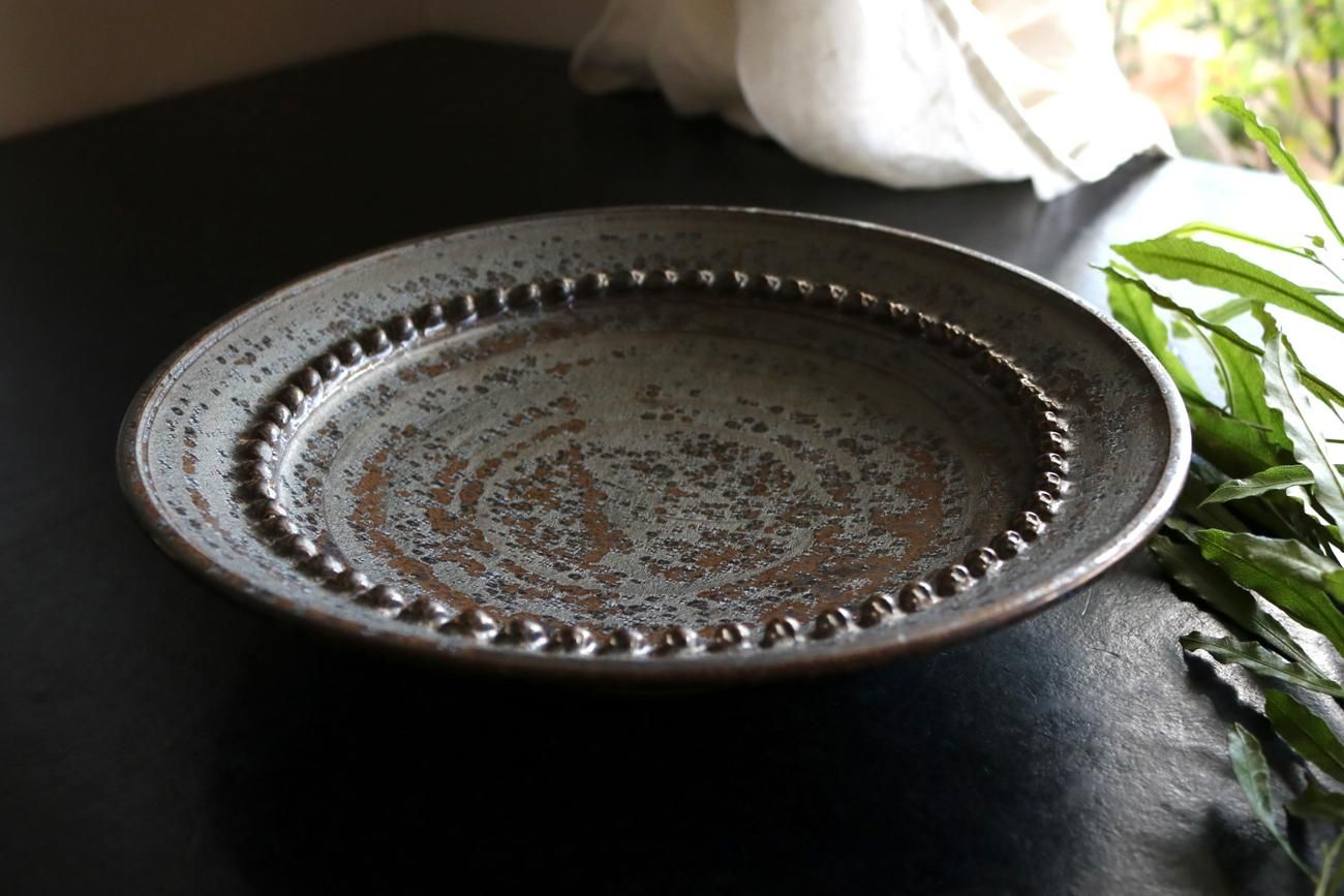 濱中史朗 / 深リム皿 / レオパード / スカル - WALL -CRAFT & ANTIQUE-