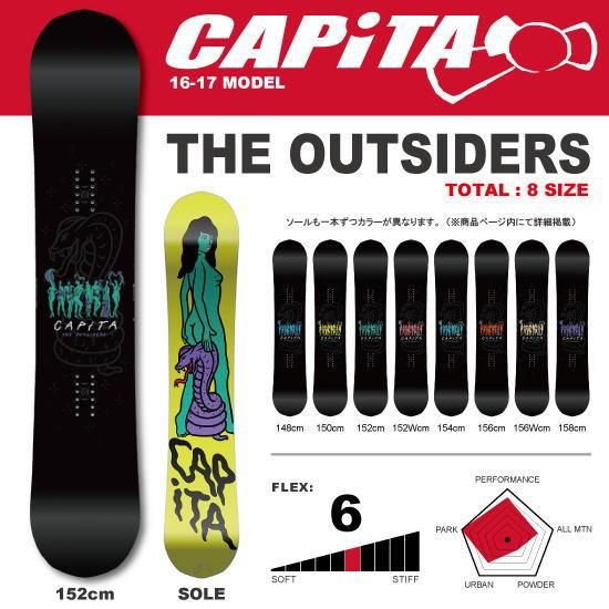 16-17 CAPiTA（キャピタ） / THE OUTSIDERS - スノーボードショップ
