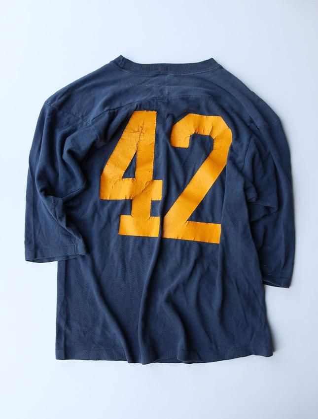 70s CHAMPION FOOTBALL JERSEY T-SHIRT ALL COTTON SIZE M - MATIN