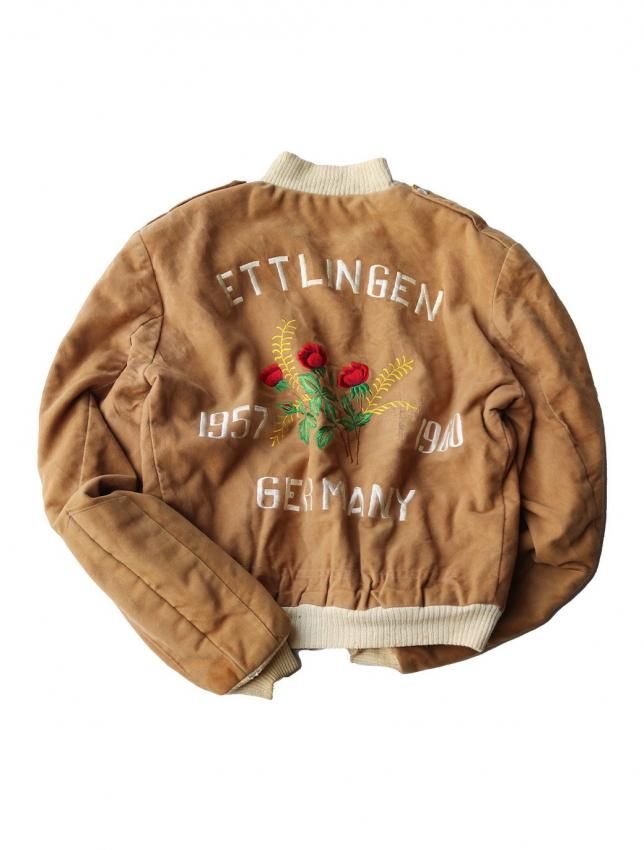 50s GERMANY SOUVENIR JACKET | MLサイズ - MATIN, VINTAGE OUTFITTERS