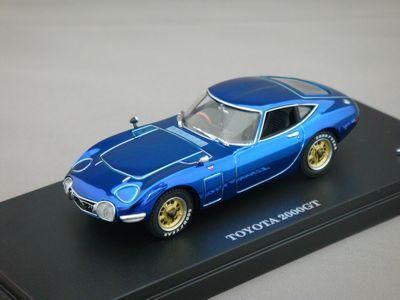 1/43 KYOSHO トヨタ 2000GT （ブルークローム） - ミニカーショップ