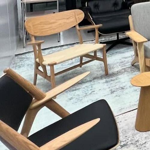 北欧リプロダクト/No.22ラウンジチェア【無垢材×ペーパーコード