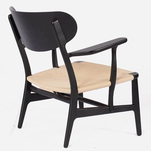 北欧リプロダクト/No.22ラウンジチェア【無垢材×ペーパーコード