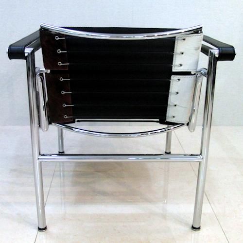 ル・コルビジェ/LC1スリングチェア【ポニースキン・スティールライン