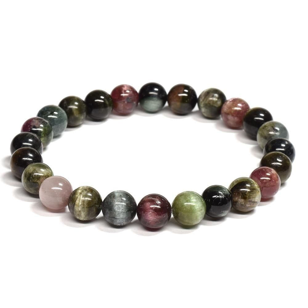 キャッツアイトルマリン ブレスレット 7.5mm #RE501 - プレミアム