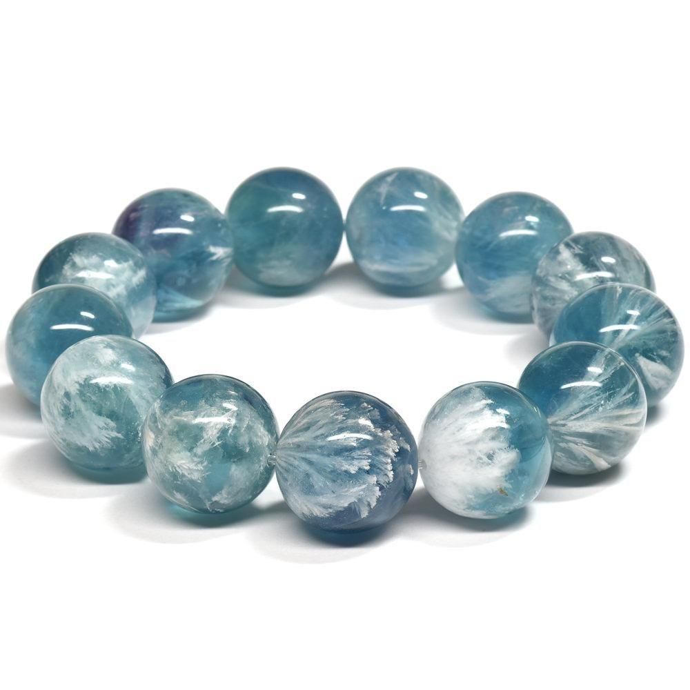 エンジェルフェザーフローライト ブレスレット 17-17.5mm #RH084