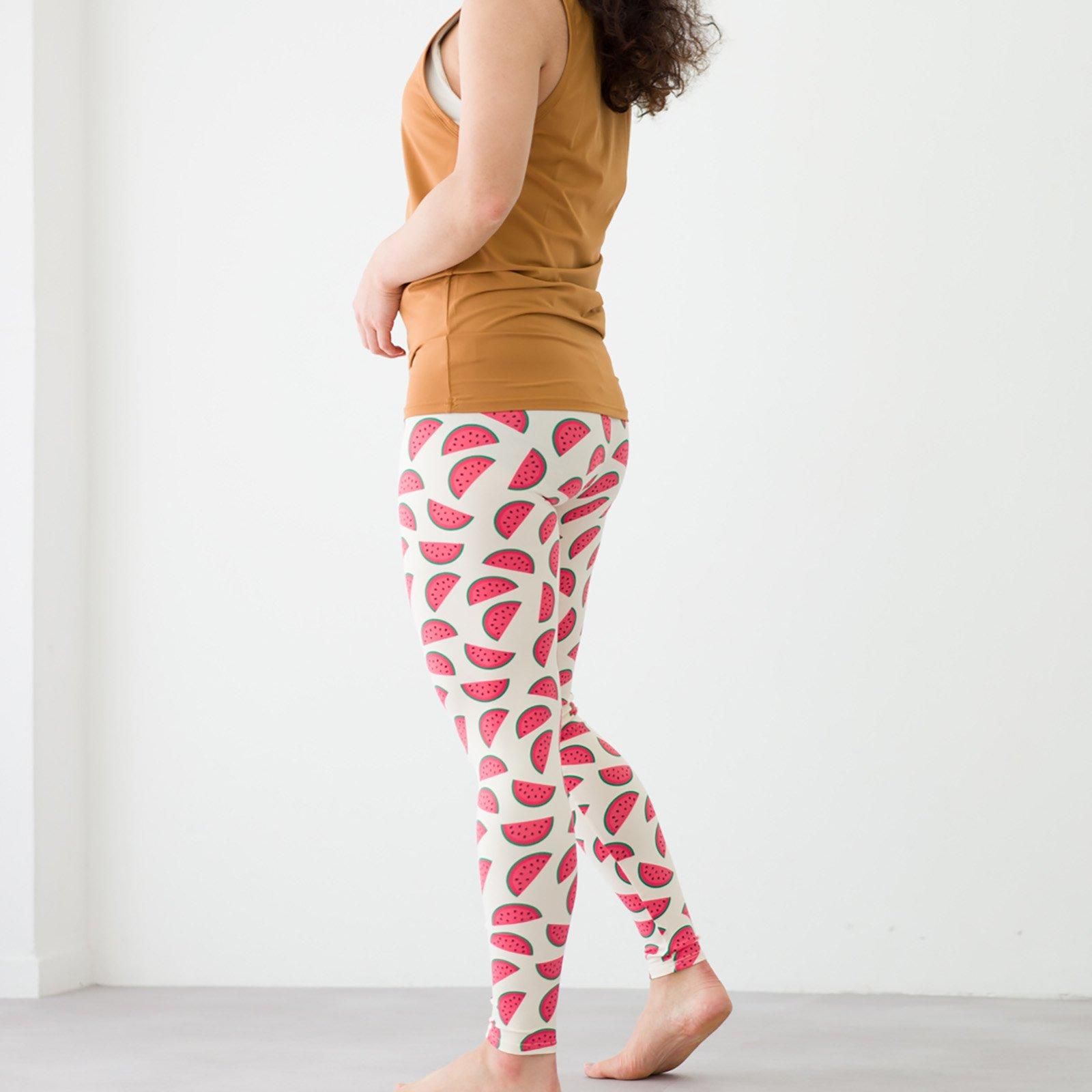 ヨガレギンス スイカ - ブラジリアンヨガパンツ・スポーツレギンスの