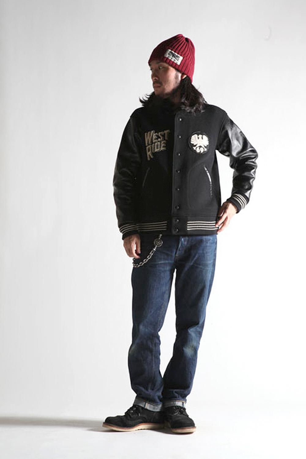 WESTRIDE(ウエストライド) スタジャン POWER & SPEED JACKET MB1823