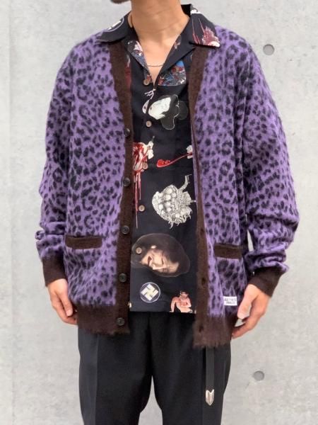 WACKO MARIA (ワコマリア) LEOPARD MOHAIR CARDIGAN(TYPE-2