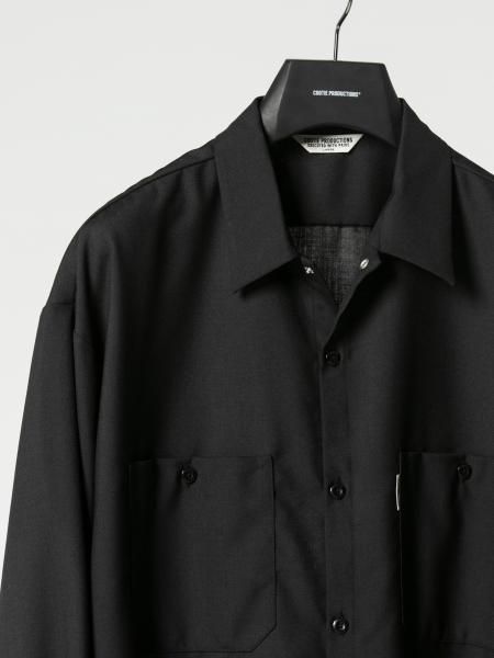 COOTIE (クーティー) T/W Work L/S Shirt (T/Wワーク長袖シャツ) Black