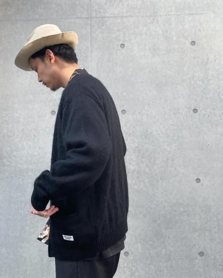 WACKO MARIA (ワコマリア) MOHAIR CARDIGAN(モヘアカーディガン) BLACK