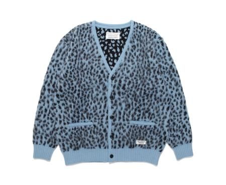 WACKO MARIA (ワコマリア) LEOPARD HEAVY MOHAIR CARDIGAN(レオパード