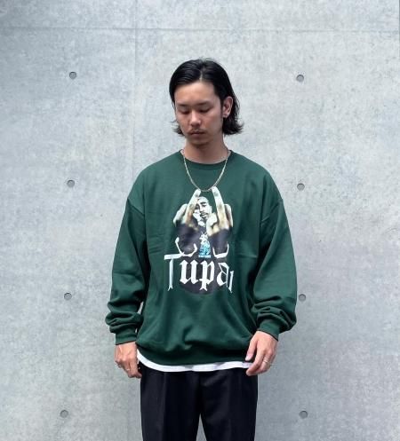 WACKO MARIA (ワコマリア) TUPAC / CREW NECK SWEAT SHIRT (クルー