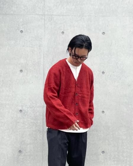 DELUXE (デラックス) SWEET JANE (モヘアカーディガン) RED