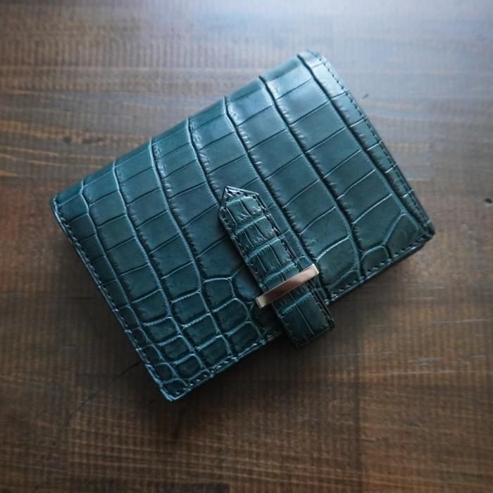 二つ折り財布 - 馬車道今井 since1890 クロコダイル革専門オンラインストア
