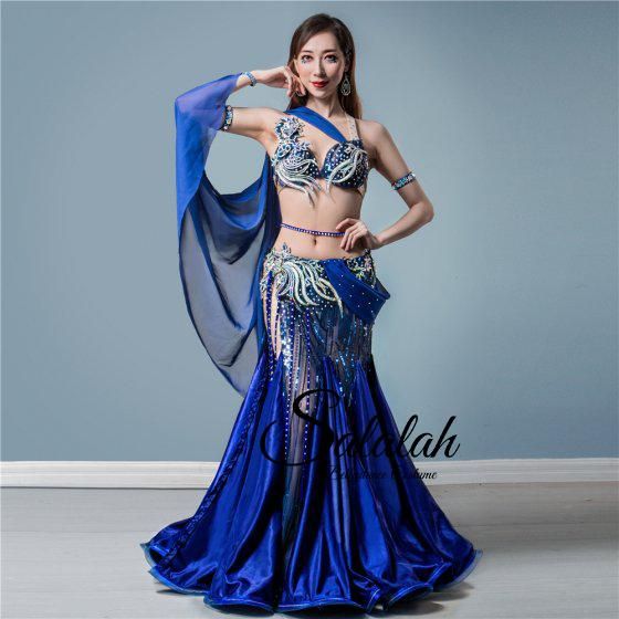 オリエンタルオーダー衣装 ベリーダンス衣装 サファイアブルー ms1839