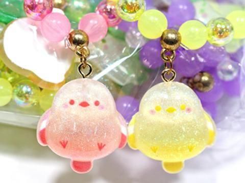 シマエナガデコレーションブレスレットパステルカラー | おもちゃ