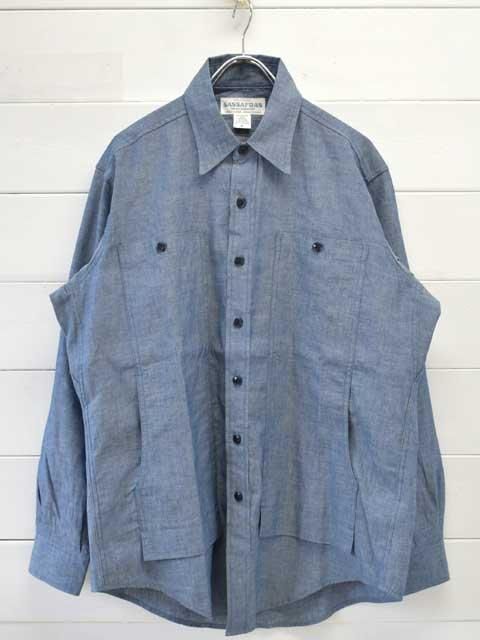 SASSAFRAS(ササフラス) FEEL SUN HALF -5oz chambray- SF-242109