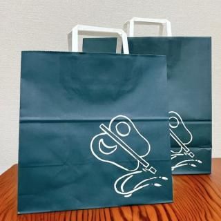 手提げ紙袋 小サイズ 1枚 - 出雲大社正門前 縁結び ぜんざい 和菓子