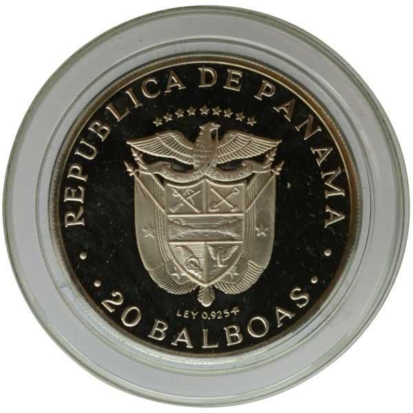 シモン・ボリバル記念20バルボアス銀貨|パナマ|コレクターズショップ