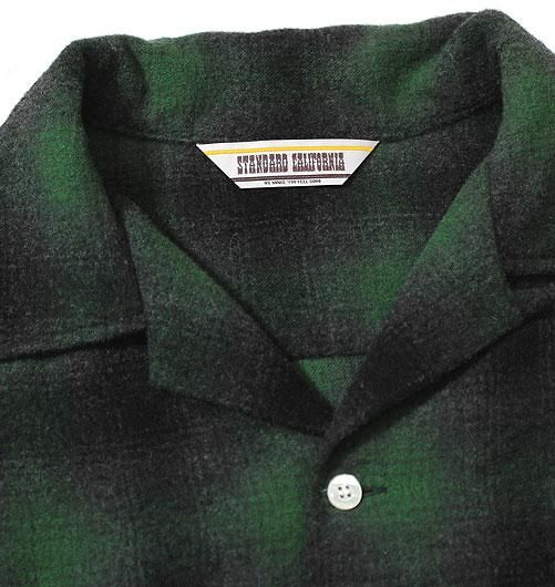 SD OMBRE CHECK WOOL SHIRT（SDオンブレチェックウールシャツ
