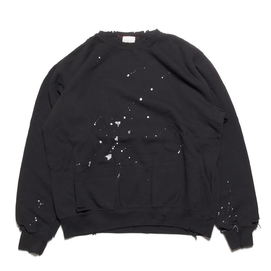 MOOJIMOOJI / ムージムージ]CLASSIC CREW SPLATTER クルーネック